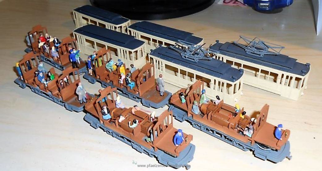 Pfälzer Oberlandbahn - Modellfahrzeuge Interieur